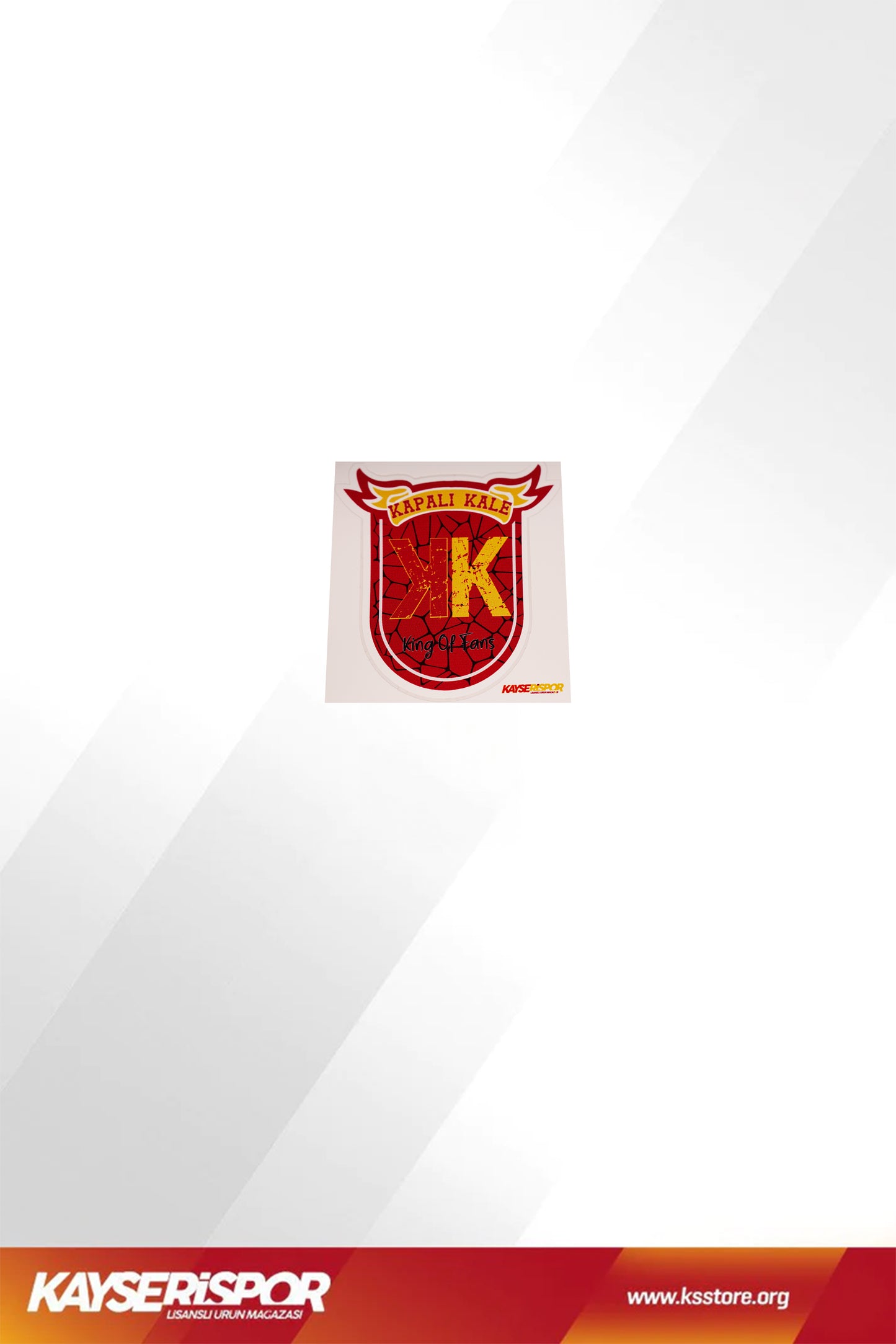 Kapalı Kale Sticker (7cm x 7 cm)