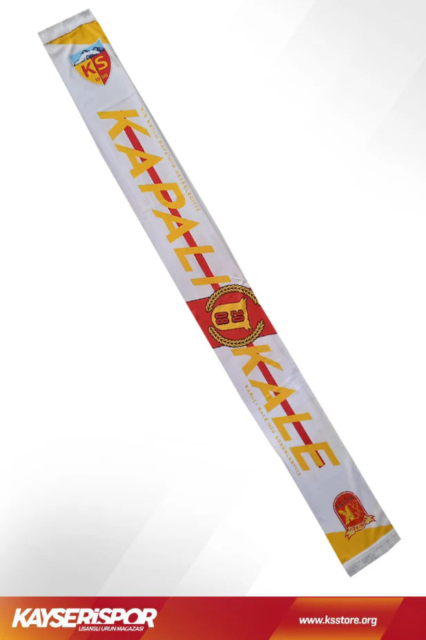 KapalıKale Beyaz Atkı (Yeni)
