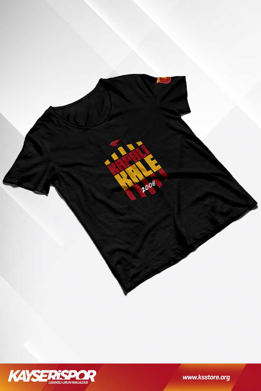 KapalıKale Siyah Penye Tshirt