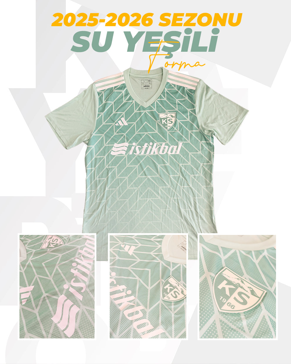 2025-2026 Su Yeşili Forma (Adidas)