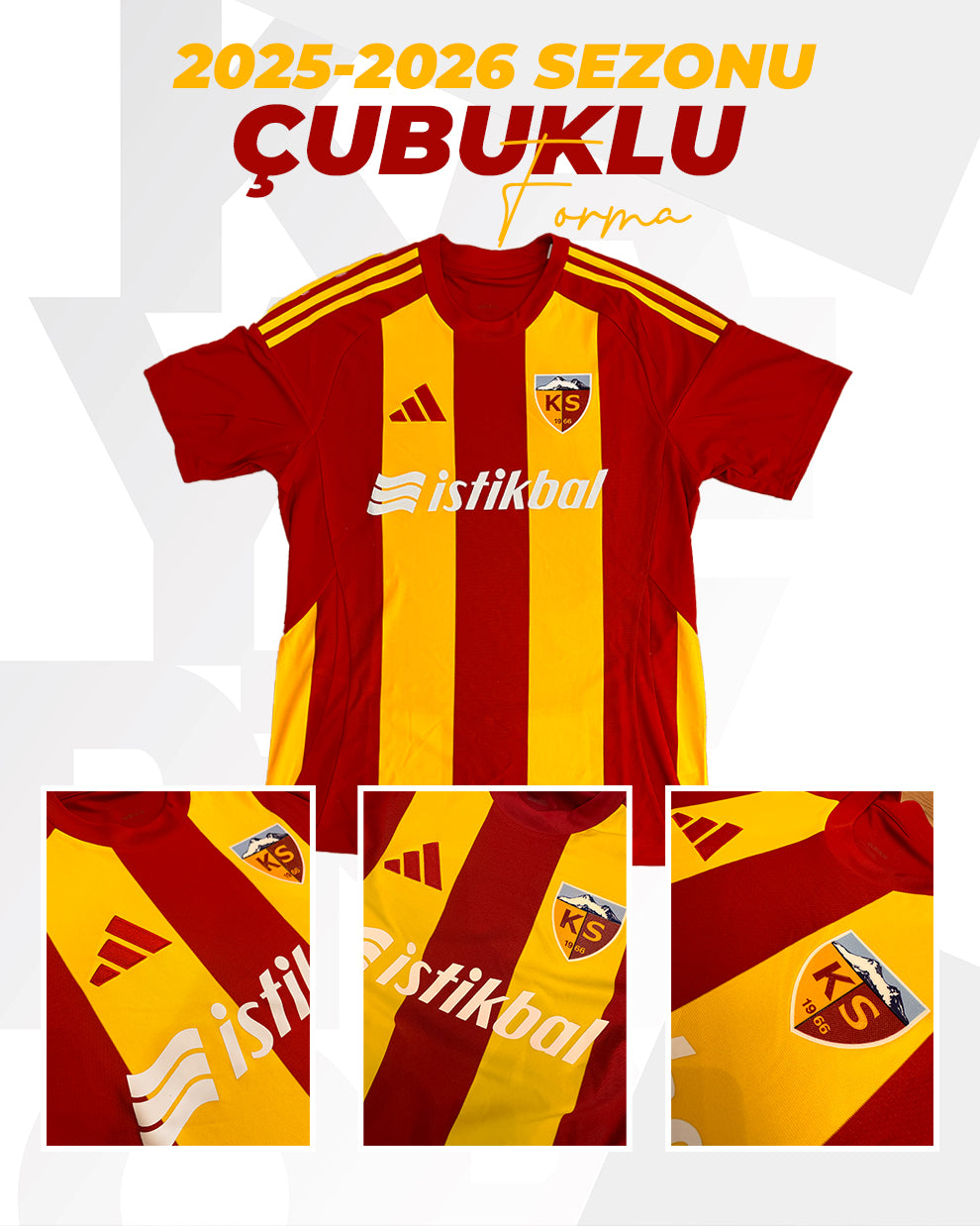 2025-2026 Klasik Çubuklu Forma (Adidas)