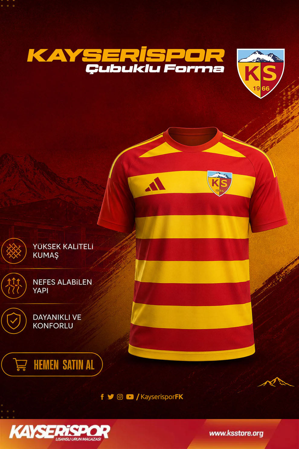 2026-2027 Yatay Çubuklu Forma