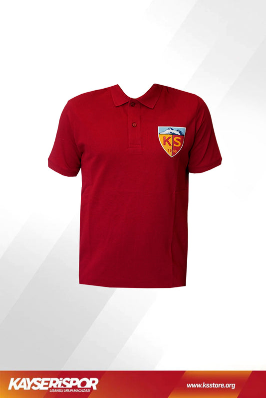 KYSR Polo Yaka Kırmızı Tshirt (Yeni Ürün)